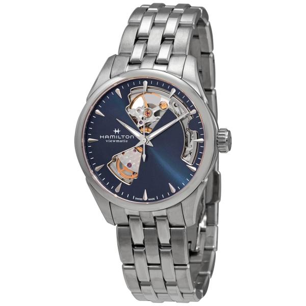 Hamilton Jazzmaster Automatic 腕時計 レディース ブルー文字盤 自動巻...