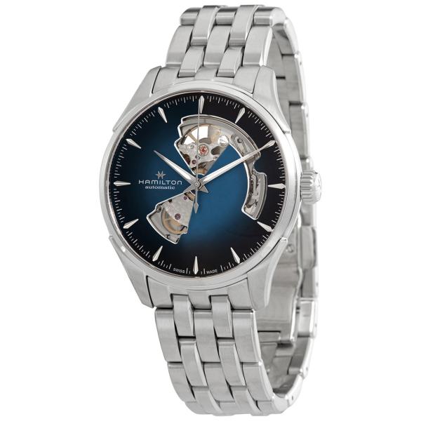 Hamilton Jazzmaster 腕時計 自動巻 メンズ ブルー文字盤 ステンレス H3267...