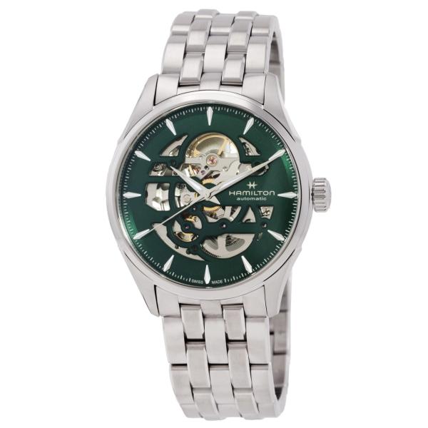 Hamilton Jazzmaster Skeleton Automatic 腕時計 グリーン文字盤...