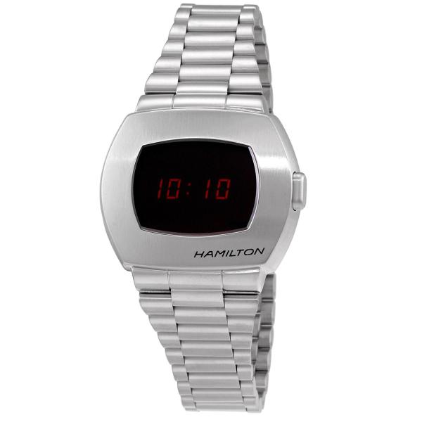 Hamilton American Classic PSR 腕時計 ブラックデジタル クオーツ メン...