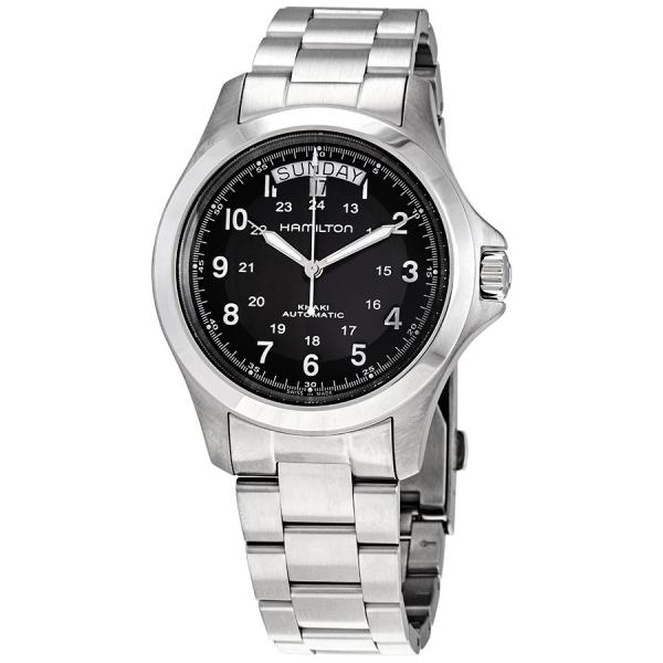 Hamilton Khaki King II 腕時計 ブラック文字盤 ステンレススチール 自動巻き ...