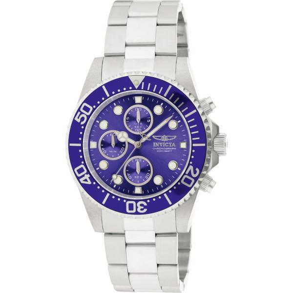 Invicta Pro Diver Collection 腕時計 メンズ ステンレス シルバー/ブル...