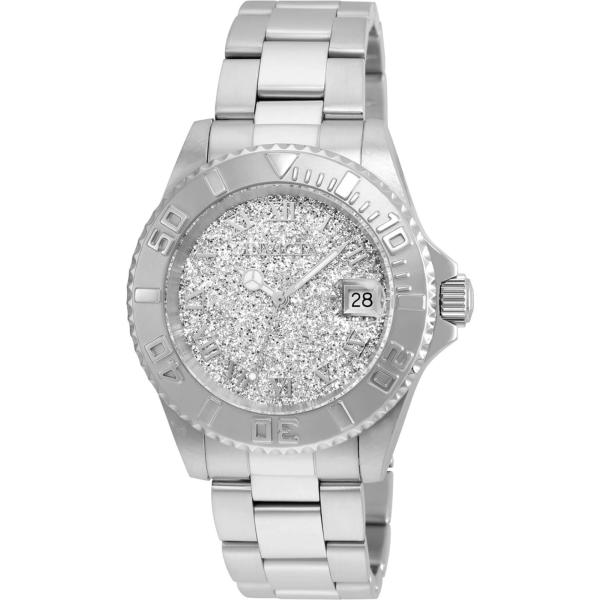 Invicta Angel 腕時計 シルバー文字盤 クオーツ レディース ステンレスベルト 2270...