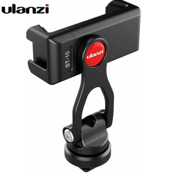 スマートフォン用三脚アダプター 金属製 スマホホルダー ホットシューマウント付き Ulanzi ST...