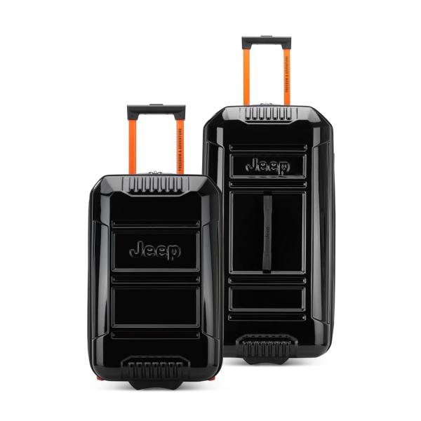 Jeep純正 ラゲッジ キャリーバッグ スーツケース 2個セット ブラック 21インチ 30インチ ...