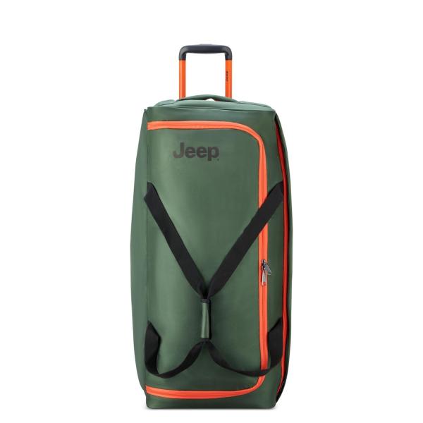 Jeep純正 キャスター付き トラベル ダッフルバッグ グリーン 27インチ キャリーバッグ ボスト...