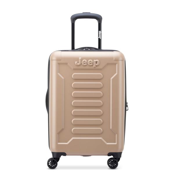 Jeep純正 汎用 ハードサイド キャリーケース スーツケース ベージュ 20インチ ジープ エンボ...
