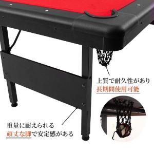 ビリヤードテーブル 6フィート 球 キュー フ...の詳細画像3