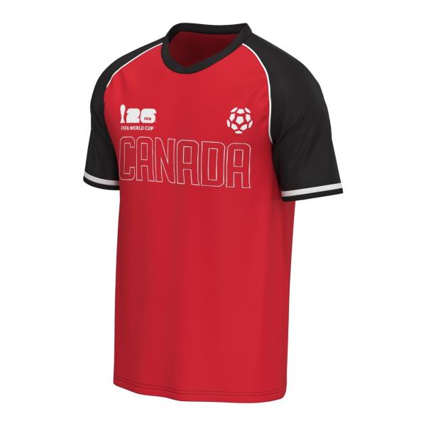 Outerstuff FIFA ワールドカップ 2026 カナダ代表 Canada ラグラン Tシャ...