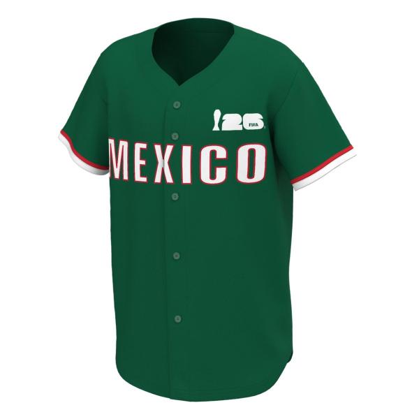Outerstuff FIFAワールドカップ 2026 メキシコ Mexico ベースボールジャージ...
