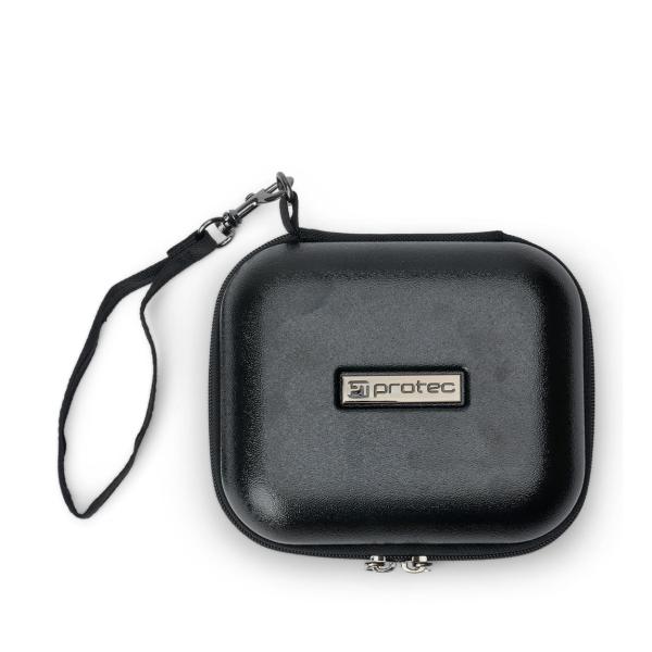 Protec チューバ マウスピースケース 3本収納 ZIPシリーズ ABS樹脂製 ブラック