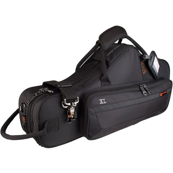 Protec アルトサックス用セミハードケース PRO PAC ラージベル・ビッグボディ対応 ブラッ...