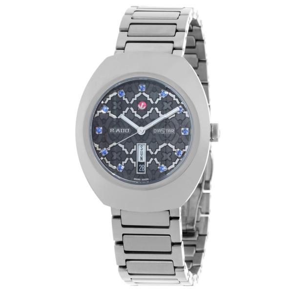 Rado Diastar Original 腕時計 自動巻き ユニセックス ロジウム文字盤 クリスタ...