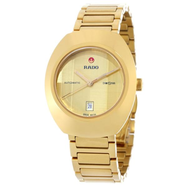 Rado DiaStar Original 腕時計 レディース 自動巻き イエローゴールド イエロー...