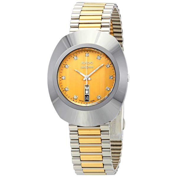 Rado Original 腕時計 イエローゴールド文字盤 ダイヤモンド ツートン レディース R1...