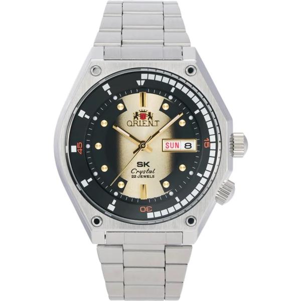 Orient SK Diver Retro 腕時計 メンズ ゴールド文字盤 自動巻き 手巻き RA-...