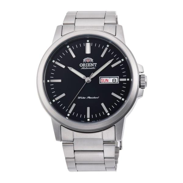 Orient Contemporary collection 腕時計 メンズ ブラック文字盤 ステン...