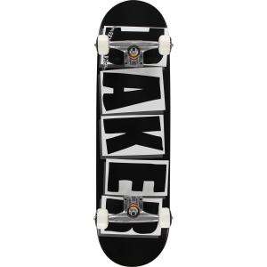 BAKER Brand Logo Complete Skateboard スケートボード コンプリート 8.25インチ ブラック ホワイト