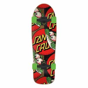 Santa Cruz Beware Dot Shaped Old School クルーザー スケートボード コンプリート 9.7 x 31.7 インチ