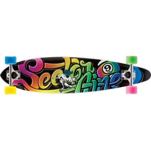 Sector 9 The Swift 15 ロングボード コンプリート スケートボード 8.5 x 34.5インチ ピンテール ブラック