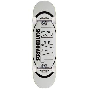 REAL Skateboards Team Classic Oval コンプリート スケートボード White 8.38インチ
