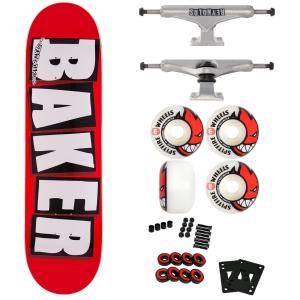 Baker スケートボード コンプリート 8.125inch Independent Reynolds Mid Spitfire 52mm