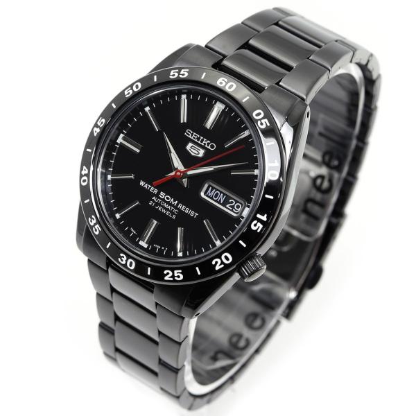 SEIKO 5 腕時計 メンズ 自動巻 デイデイト スケルトンバック SNKE03-4