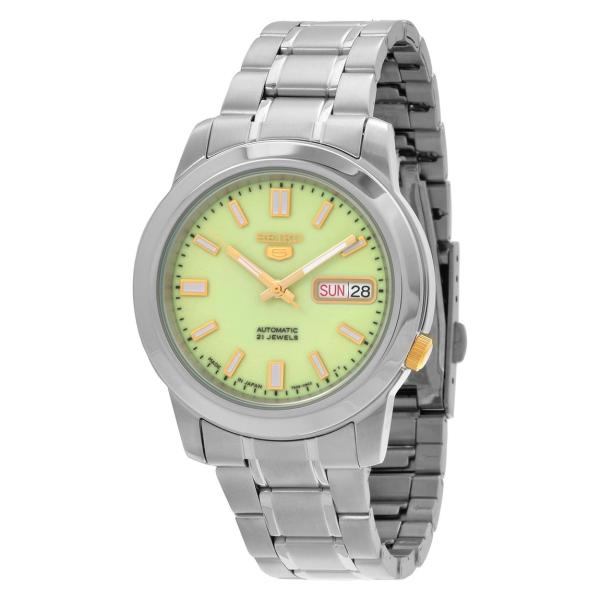 Seiko Series 5 腕時計 自動巻き グリーン文字盤 メンズ ステンレス SNKK19J1