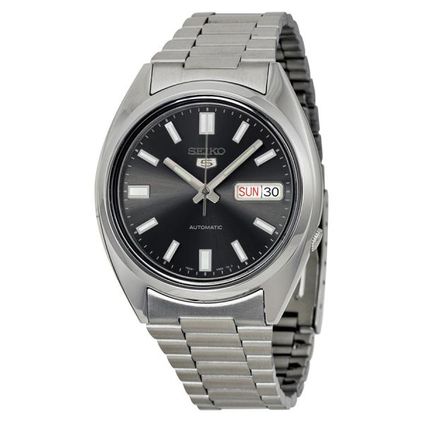 Seiko Seiko 5 腕時計 ブラック文字盤 ステンレス 自動巻き メンズ SNXS79K1