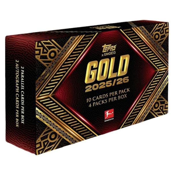 サッカー 2025-26 Topps Gold Bundesliga Soccer Hobby Bo...