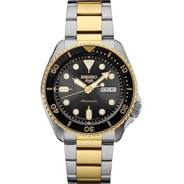 SEIKO Sport GMT 腕時計 メンズ メカニカル 自動巻き ステンレス ツートーン チャコ...