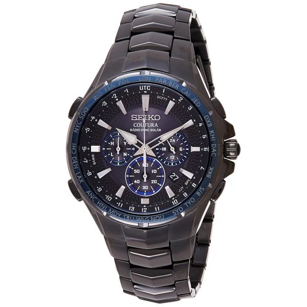 SEIKO Coutura Radio Sync Solar Chronograph 腕時計 メンズ...