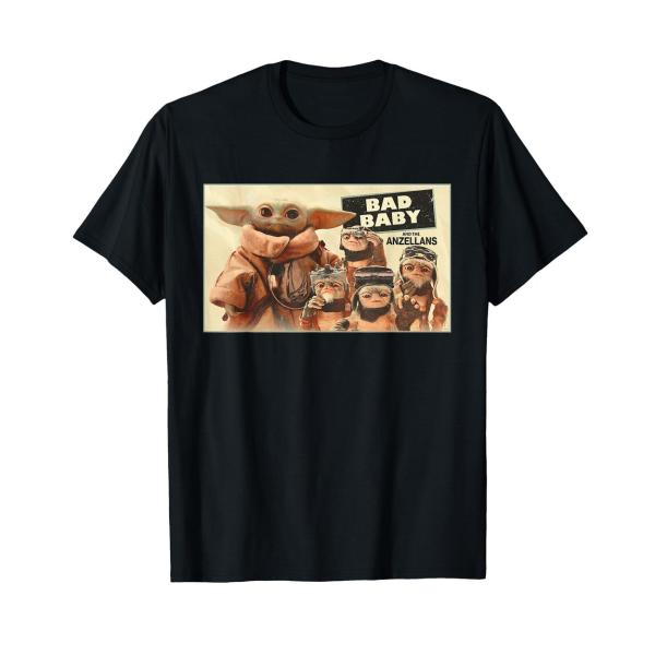 スターウォーズ マンダロリアン グローグー アンゼラン Bad Baby Tシャツ 半袖