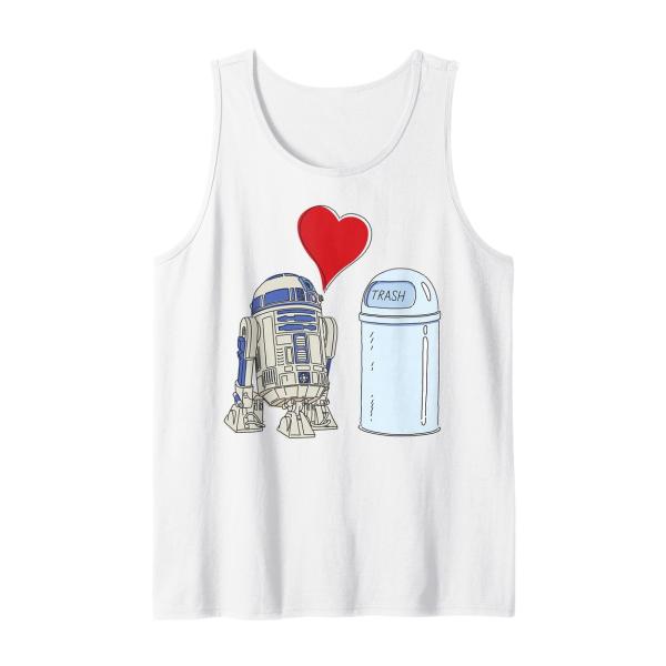 スターウォーズ R2-D2 ゴミ箱 デザイン タンクトップ Star Wars R2-D2 Love...