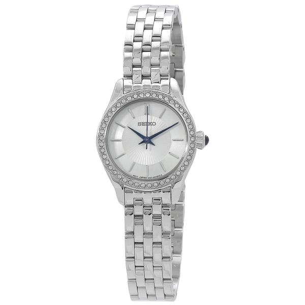 Seiko Quartz ホワイトダイアル 腕時計 レディース シルバー ステンレス 26mm径 S...