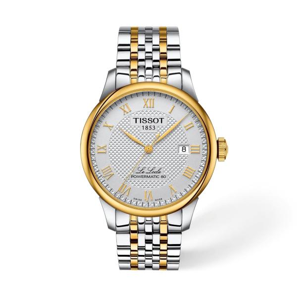 Tissot Le Locle Powermatic 80 腕時計 メンズ 自動巻き ローマンインデ...