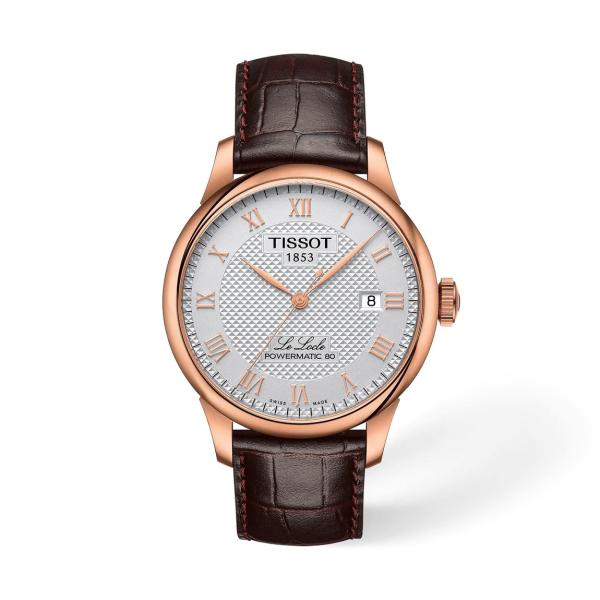 Tissot Le Locle Powermatic 80 腕時計 自動巻き ローズゴールドPVD ...