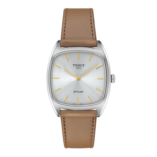 Tissot ティソ Stylist 腕時計 レディース シルバー クオーツ 32mm T159.9...