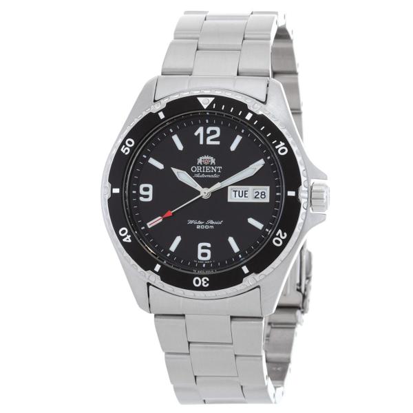 Orient Mako II 腕時計 自動巻 ブラックダイアル ステンレス メンズ TAA02001...