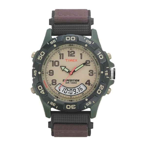 タイメックス Expedition メンズ アナデジ コンボ 10気圧防水 ナイロンベルト 39mm