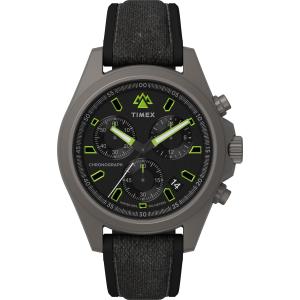 タイメックス Expedition North Field Post メンズ チタンケース サファイアガラス ブラック文字盤 43mm