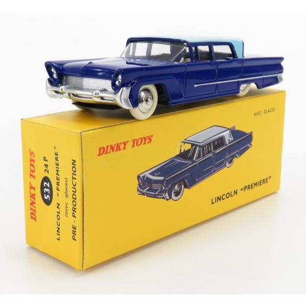 Lincolnリンカーン プレミア 1955 2トーンブルー DINKY-ATLAS-COLLECT...