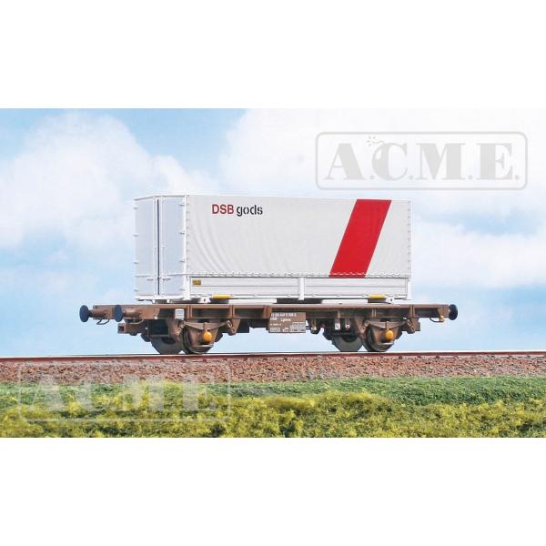 HOゲージ 鉄道模型 貨車 ACME アクメ DSB 平貨車 Era V DC with swap ...
