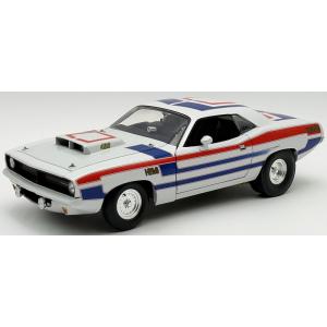 PLYMOUTHプリムス HEMI CUDA クーペ 1970 ホワイトレッドブルー 366台限定 ...