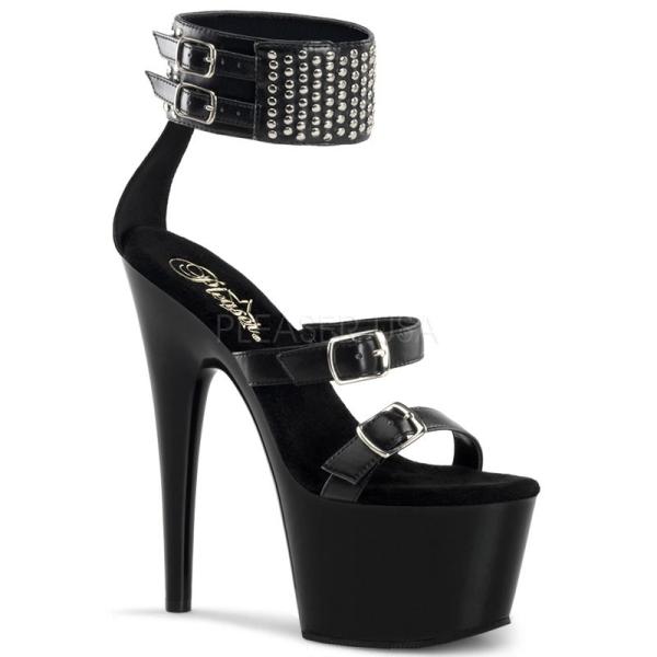 ADORE-764 7インチ(約18cm) ハイヒール ピンヒール ミュール厚底サンダル /Plea...