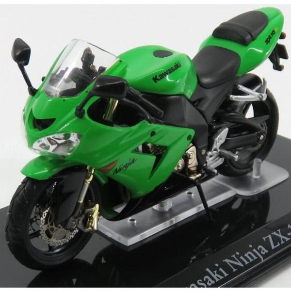 Kawasaki Ninja ZX10R Green/Black EDICOLA 1/24 バイク模...