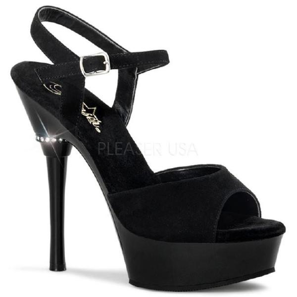 ALLURE-609S 5.5インチ(約14cm)ハイヒール　ピンヒール ミュール厚底サンダル /P...