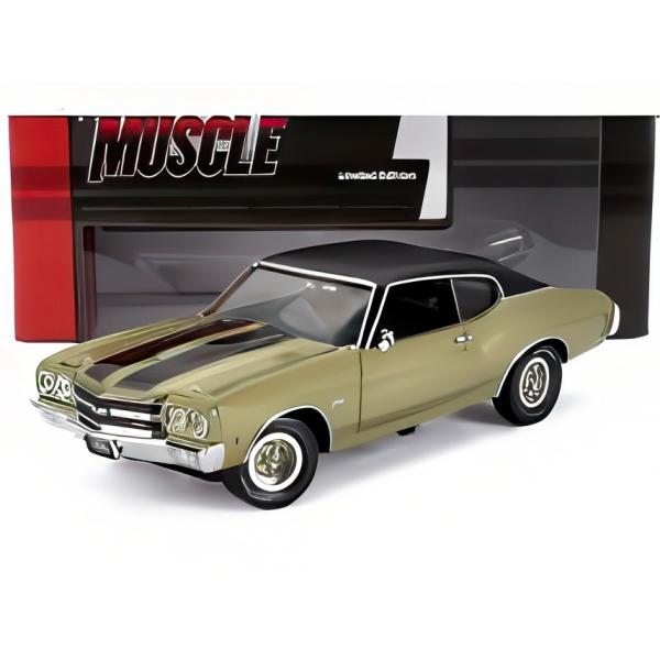 CHEVROLET シェベル SS クーペ 1970 ブラウンブラック/ AUTOWORLD 1/1...