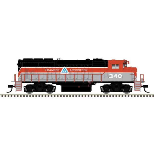 GMD GP40-2W ディーゼル機関車 バンガー＆アルーストック鉄道 #347 ESUサウンド付D...