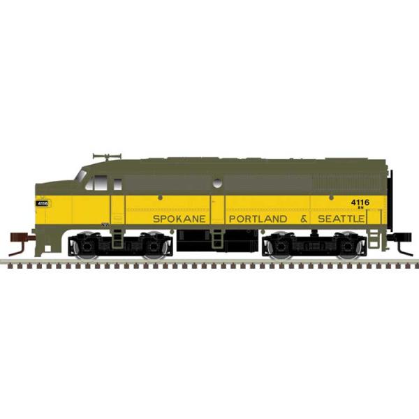 Alco FA1 ディーゼル機関車 バーリントン・ノーザン #4116 大型ナンバーボード DCCサ...